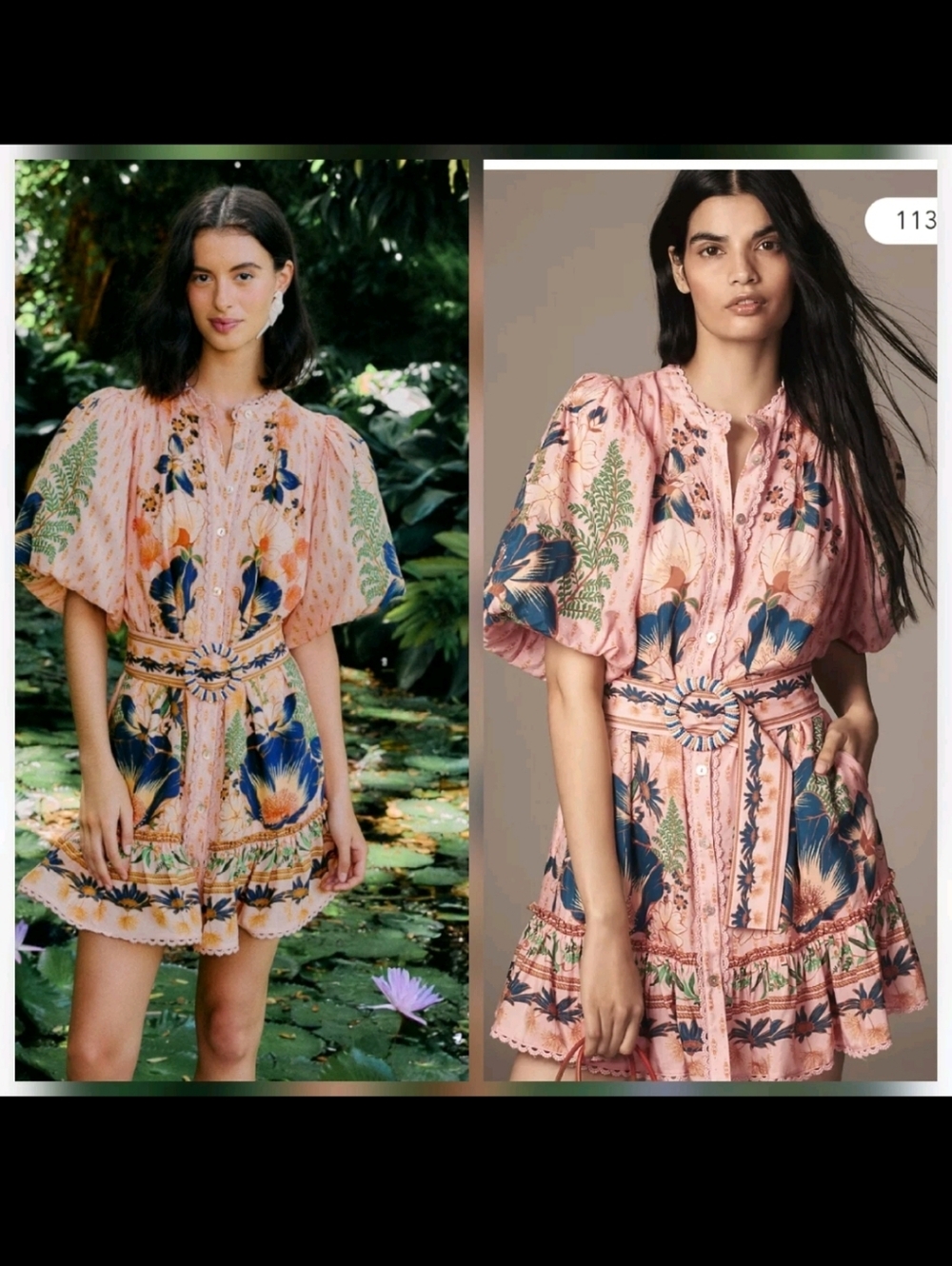 Farm Rio Pink Dream Minidress